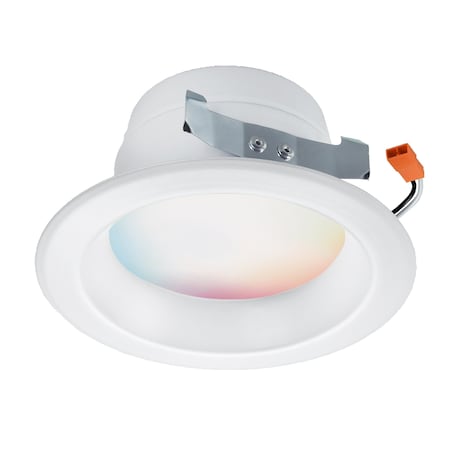 Color-Changing LED Recessed Downlight, 4 Inch, RGB & Tunable White, 120V, 8.7W